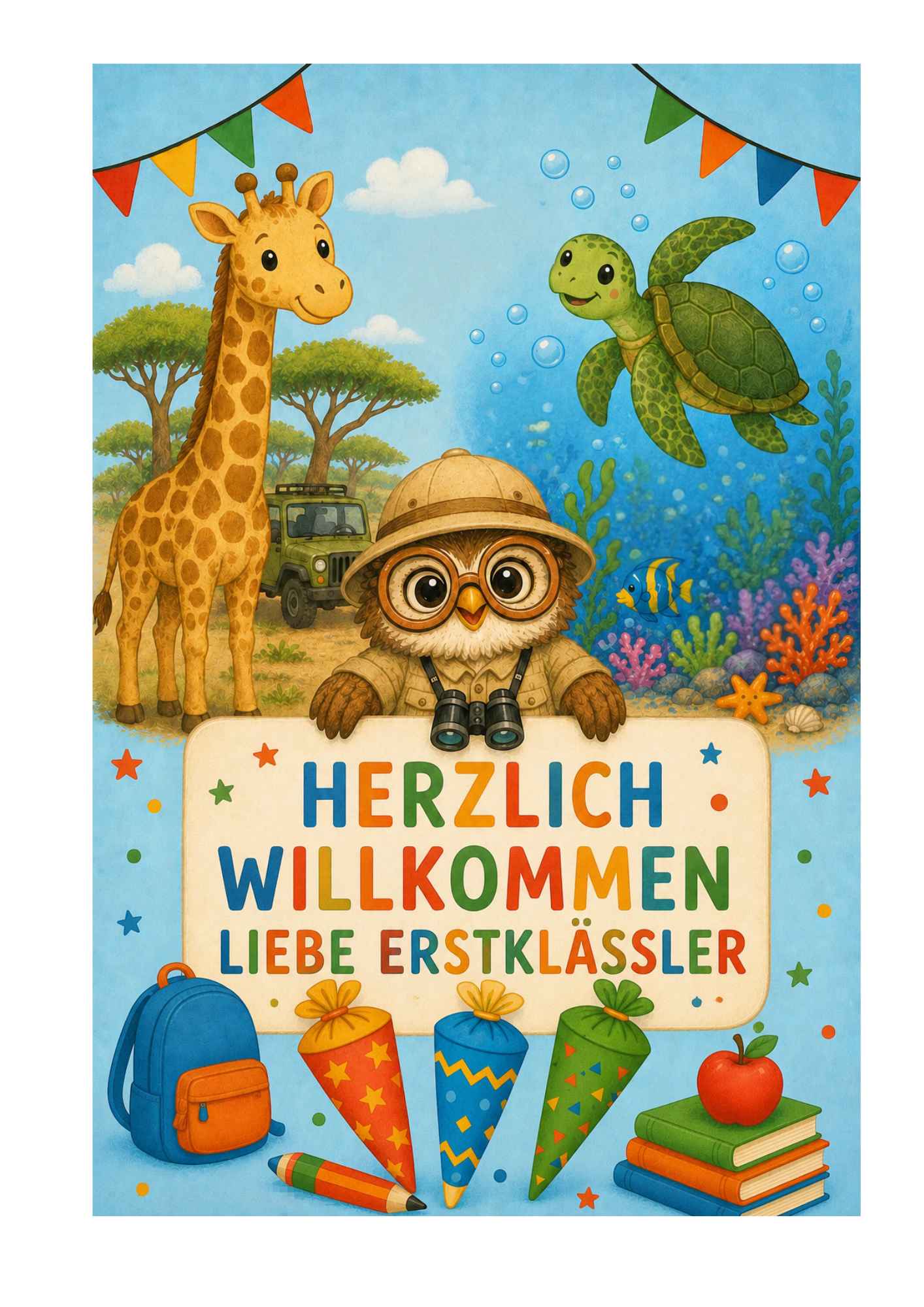 Bild herzlich willkommen