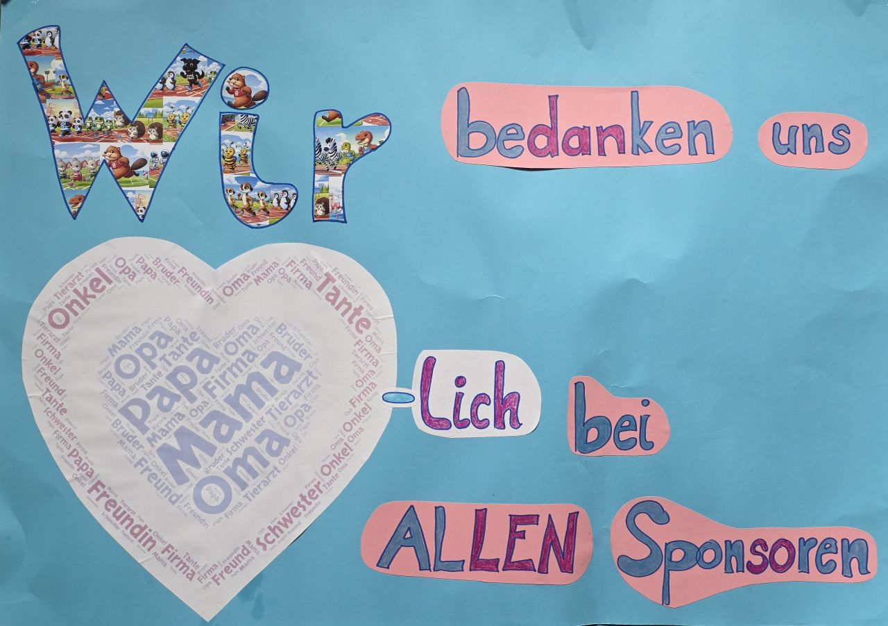 Danke Sponsorenlauf neu